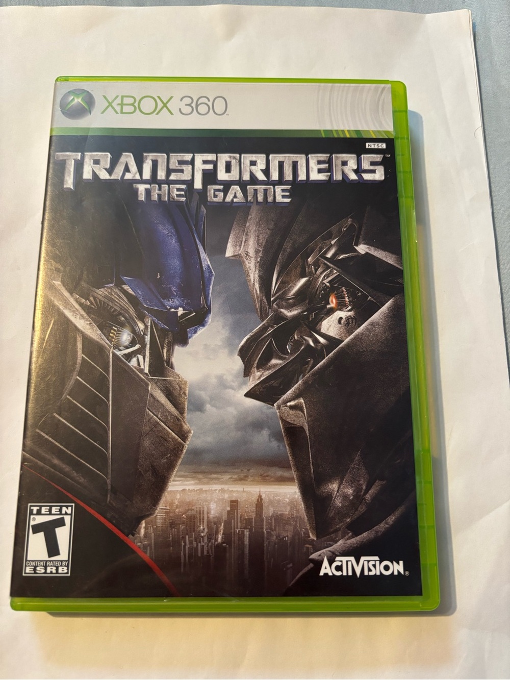 Xbox 360 Transformers: The Game CIB
